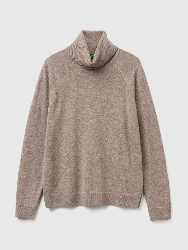 TURTLE NECK SWEATER Women image number 4